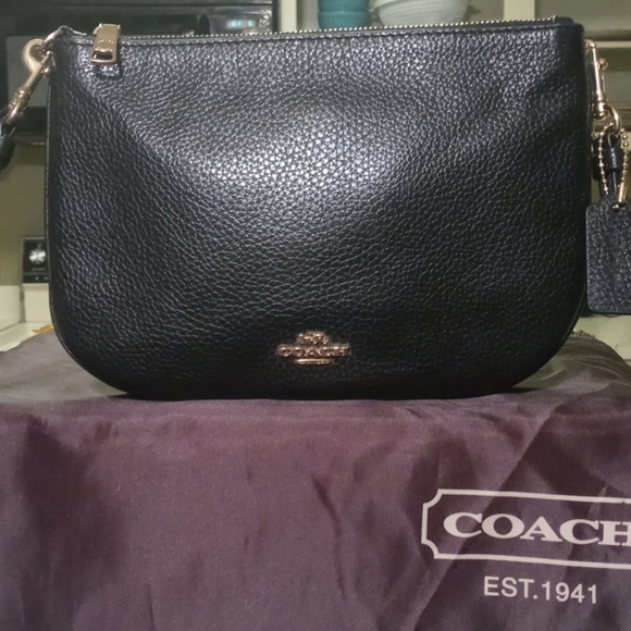 Authentic Coach (Black) Crossbody Leather